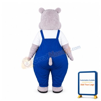 Super Cute Lightweight Hippo Mascot Costume
