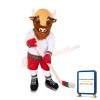 Sport Bison Mascot Costume