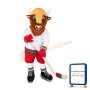 Sport Bison Mascot Costume