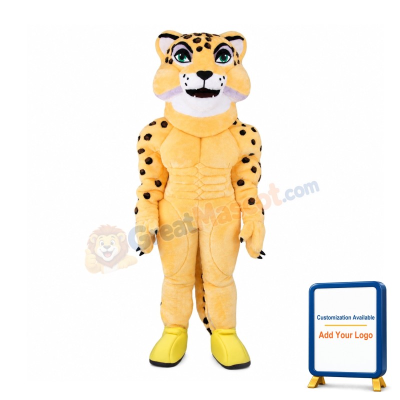 Leopard Mascot Costume