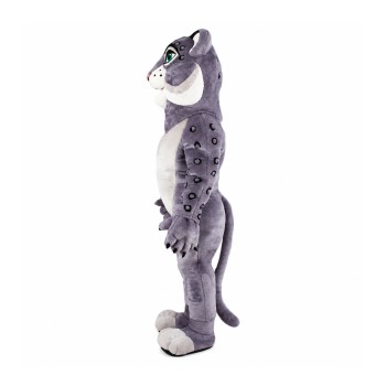 Grey Leopard Mascot Costume