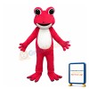 Red Frog Character Mascot Costume