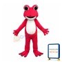 Red Frog Character Mascot Costume