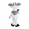White Moose Mascot Costume