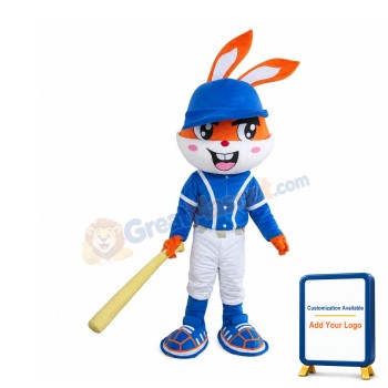 Baseball Rabbit Mascot Costume