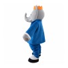 Mr. Blue Elephant Mascot Costume