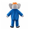 Mr. Blue Elephant Mascot Costume