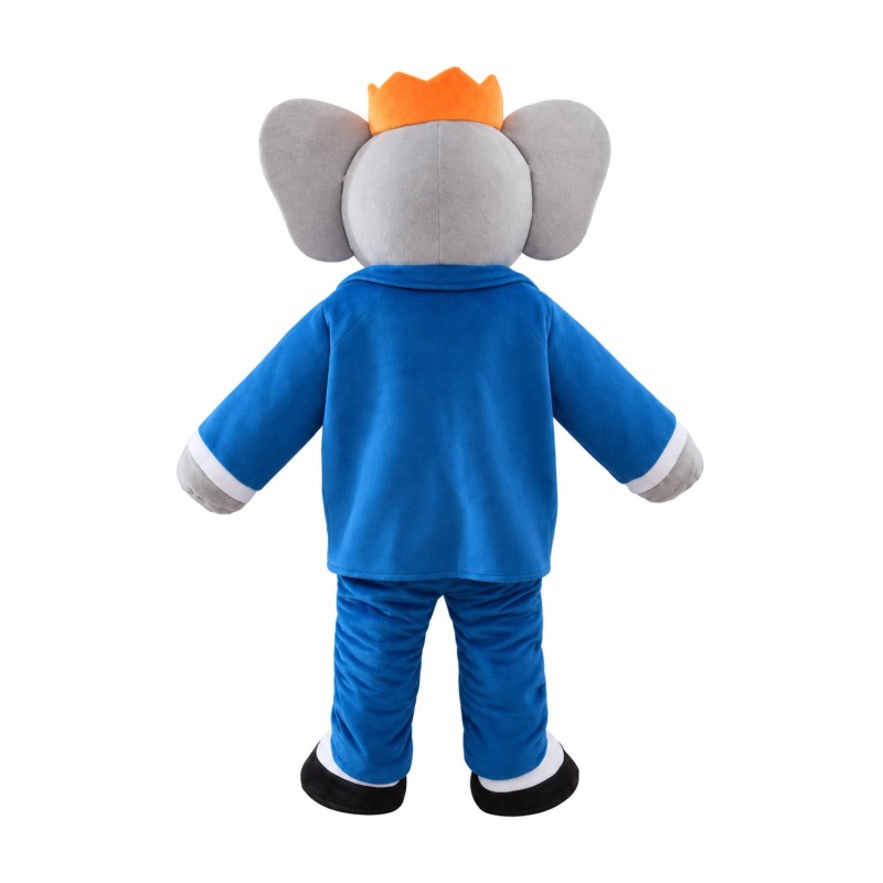Mr. Blue Elephant Mascot Costume
