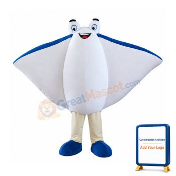 Manta Ray Mascot Costume