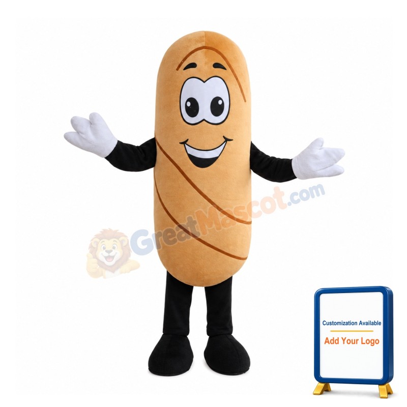 Cheap Bread Mascot Costume