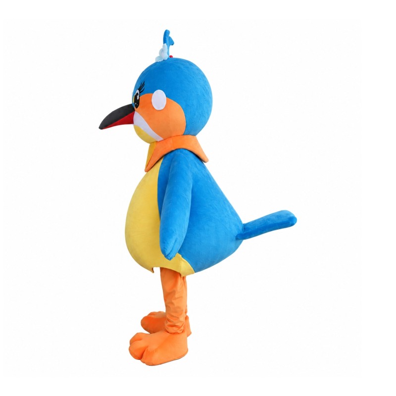 Lovely Blue Bird Mascot Costume