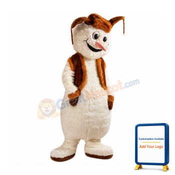 Lightweight Snowman Mascot Costume
