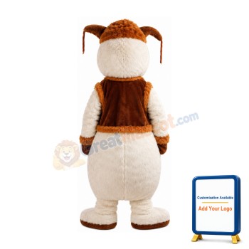 Lightweight Snowman Mascot Costume