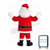 Happy Lightweight Santa Claus Mascot Costume