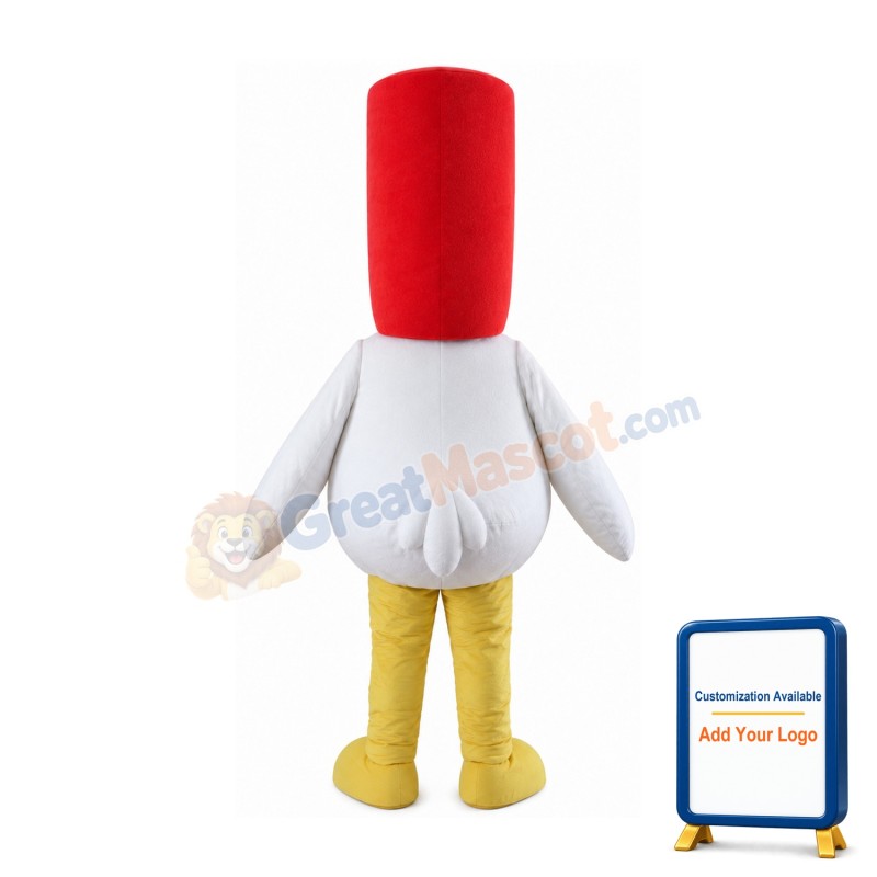 Big Eyes Chicken Mascot Costume