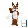 Brown Lightweight Squirrel Mascot Costume