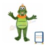 Cute Adult Green Crocodile Mascot Costume