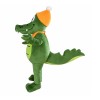 Cute Adult Green Crocodile Mascot Costume