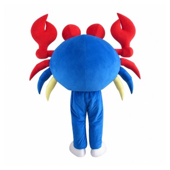 Blue Big Crab Mascot Costume