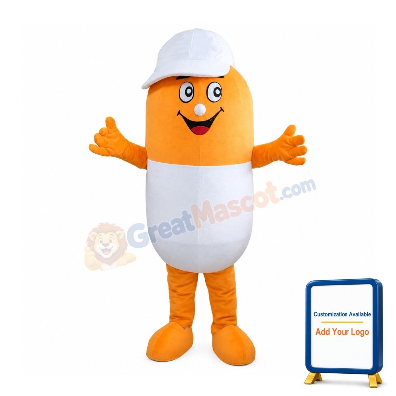 Funny Pill Mascot Costume