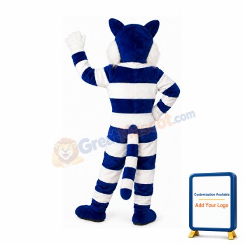 Super Cute Lightweight Blue Cat Mascot Costume
