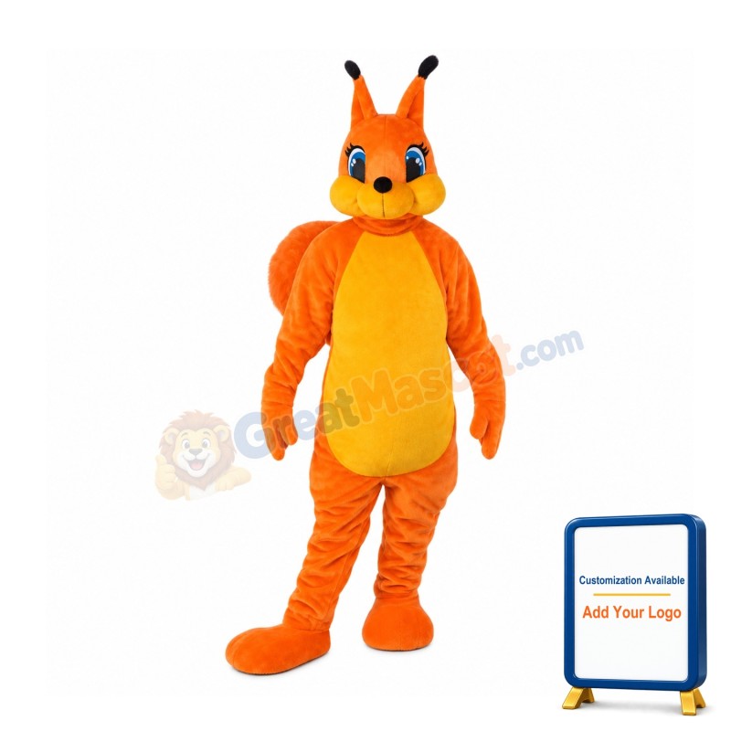 Lightweight Squirrel Mascot Costume