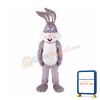 Super Cute Grey Rabbit Mascot Costume
