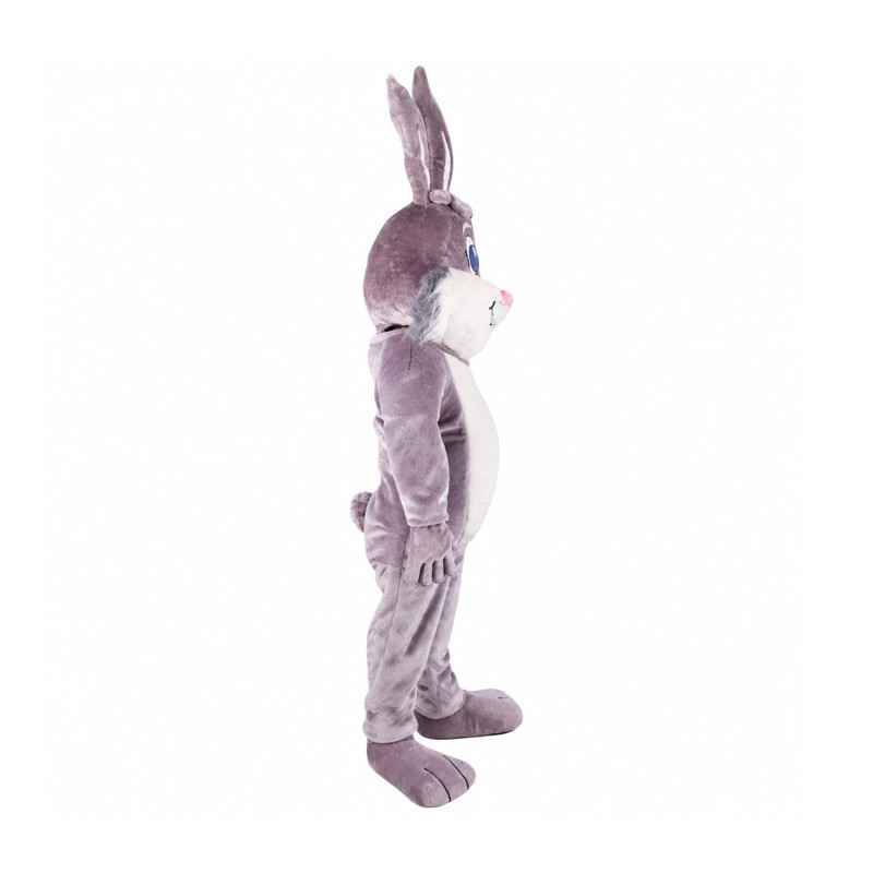 Super Cute Grey Rabbit Mascot Costume