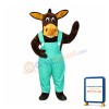 Friendly Lightweight Donkey Mascot Costume