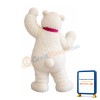 Lightweight Polar Bear Mascot Costume