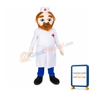 Young Doctor Mascot Costume