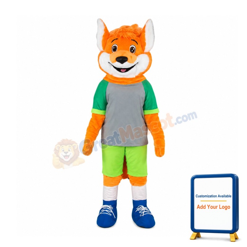 Sport Lightweight Fox Mascot Costume