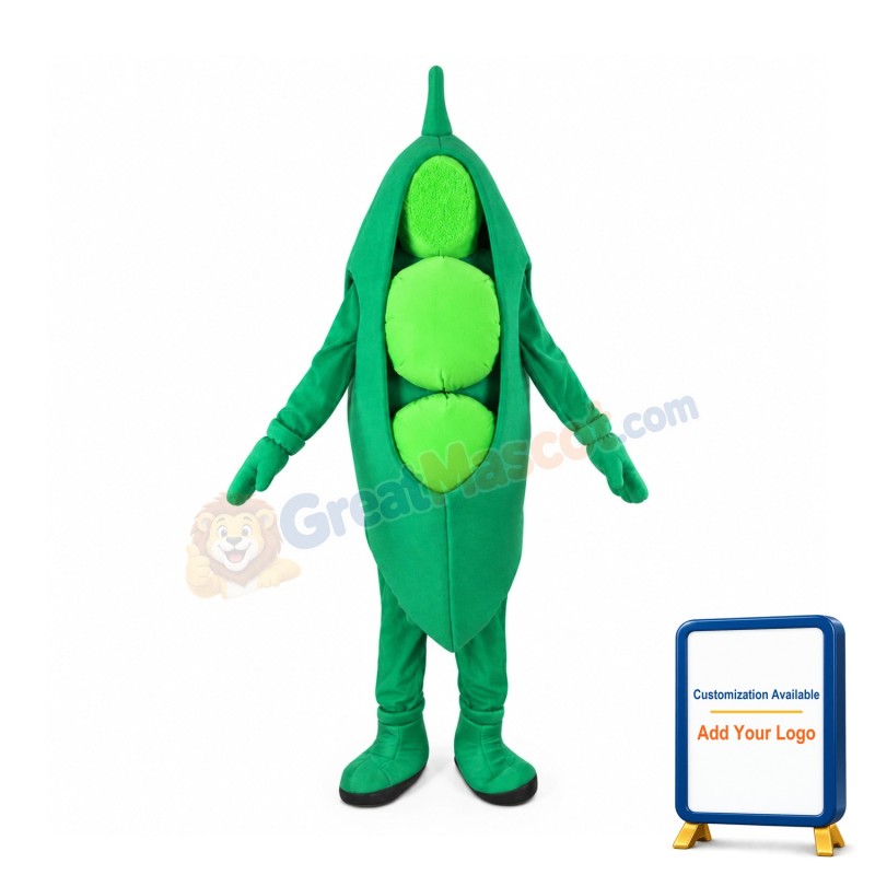 Pea Mascot Costume