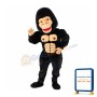 Lightweight Black Gorilla Mascot Costume