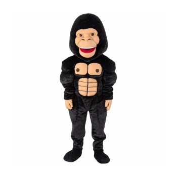 Lightweight Black Gorilla Mascot Costume