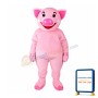Pink Pig Mascot Costume