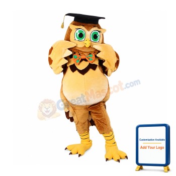 Super Cute Owl Mascot Costume