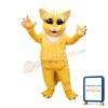 Super Cute Yellow Cat Mascot Costume