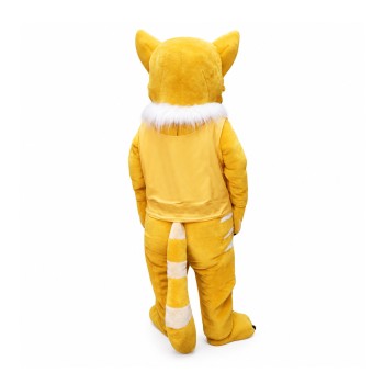 Super Cute Yellow Cat Mascot Costume