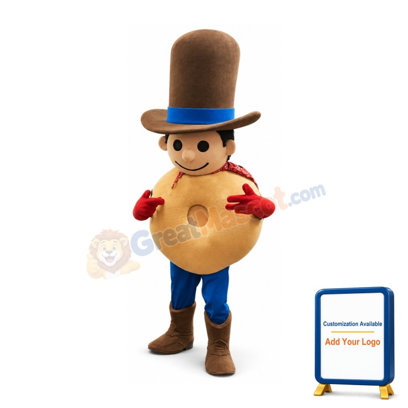 Bagel Boy Mascot Costume