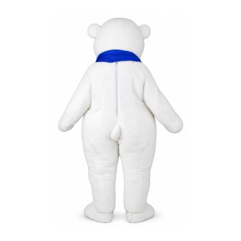 Happy Lightweight Polar Bear Mascot Costume