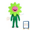 Happy Lightweight Flower Mascot Costume