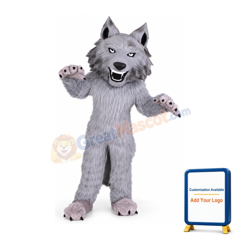 Fierce Wolf Mascot Costume