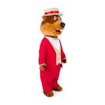 Elegant Beaver Mascot Costume