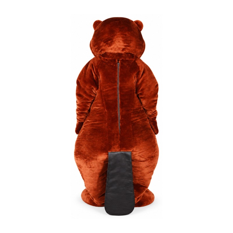 Brown Beaver Mascot Costume