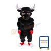 Sport Black Bull Mascot Costume