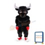 Sport Black Bull Mascot Costume