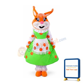 Super Cute Female Squirrel Mascot Costume
