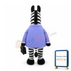 Super Cute Zebra Mascot Costume