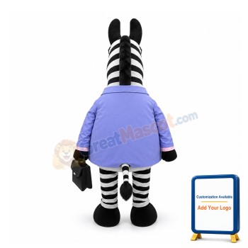Super Cute Zebra Mascot Costume